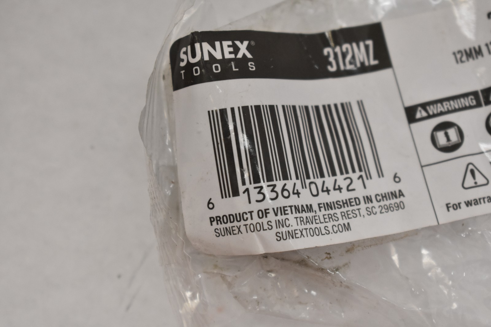 Sunex SUU-312MX 3/8″ Drive 12mm 12 Point Metric Standard Impact Socket
