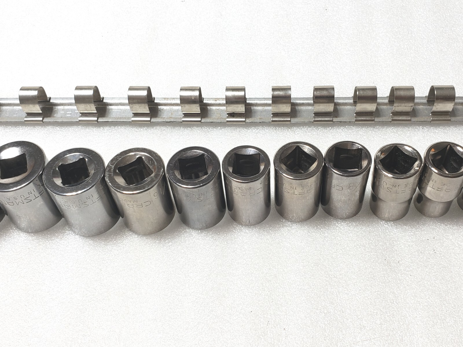Craftsman SAE 14pc Socket Set, G-Series 1/2 Drive, 3/8″ thru 1-1/8″, USA Nice