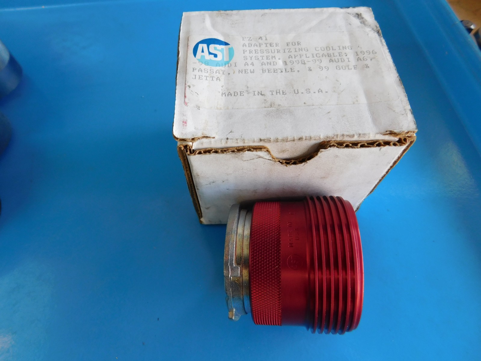 USED, AST RADIATOR PRESSURE ADAPTOR LOT OF » 8 » TOTAL