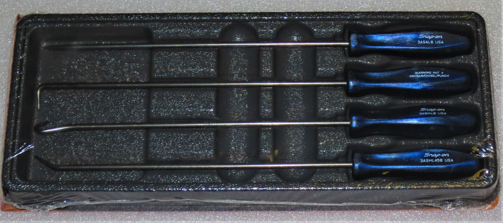*NEW* Snap-on LONG Pick Set ASAL204BMB *METALLIC BLUE* HARD HANDLES ~ NEW!