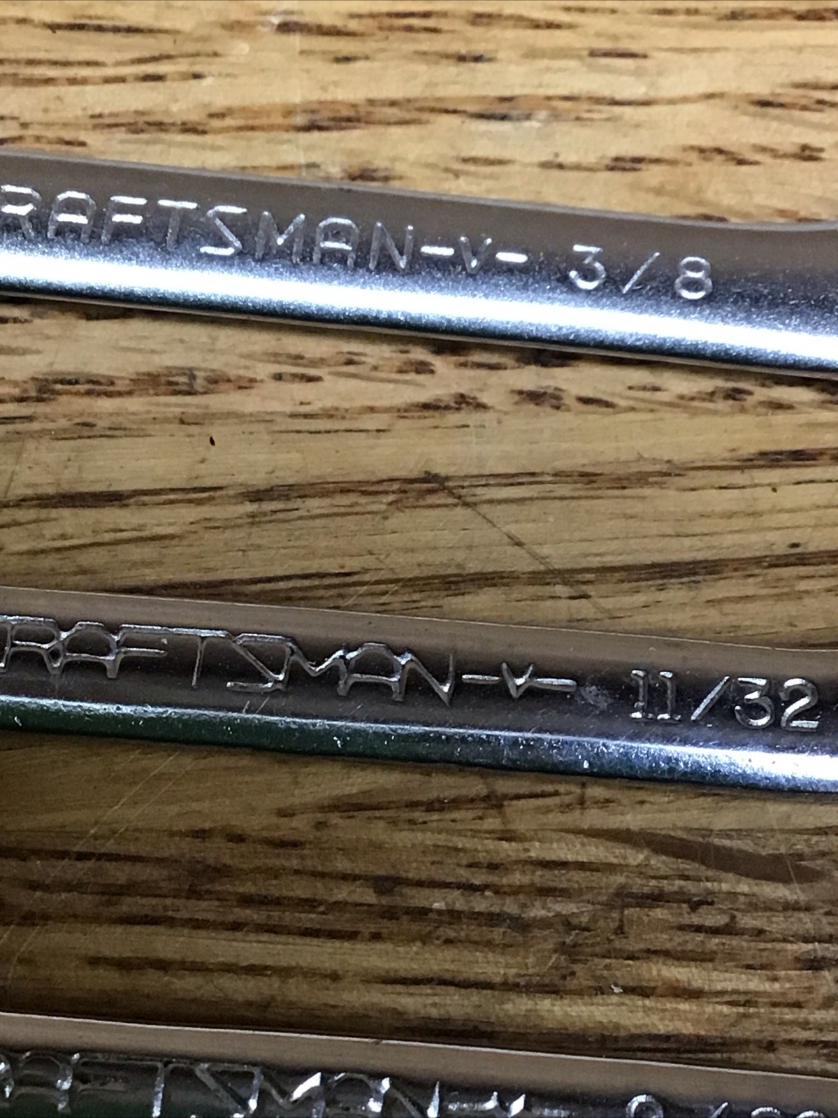 Vintage Craftsman -V- USA Open End Ignition Wrench Set