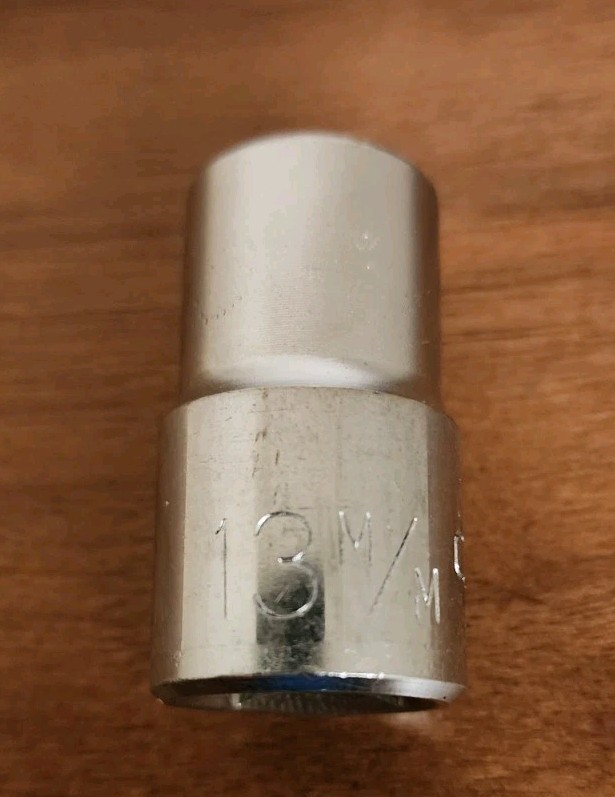 Craftsman USA 13mm Socket 12 Point 1/2″ Drive (No Catalog Number)