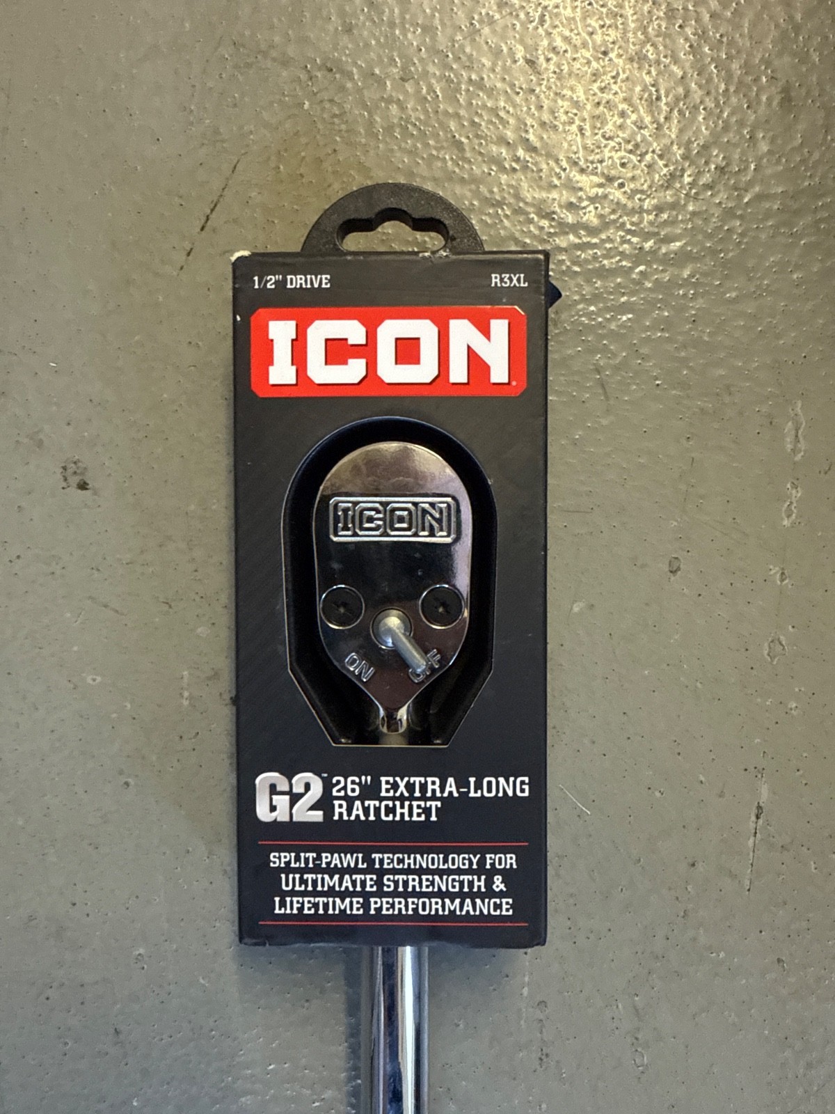 New ICON G2 Series 80 tooth R3XL 1/2 Ratchet Extra Long Handle 26 Inches Long