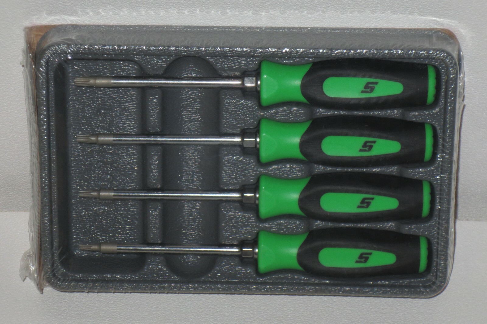 NEW Snap-on Torx Set SGTX40BG *GREEN SOFT HANDLES* Mini Torx BRAND NEW & SEALED!
