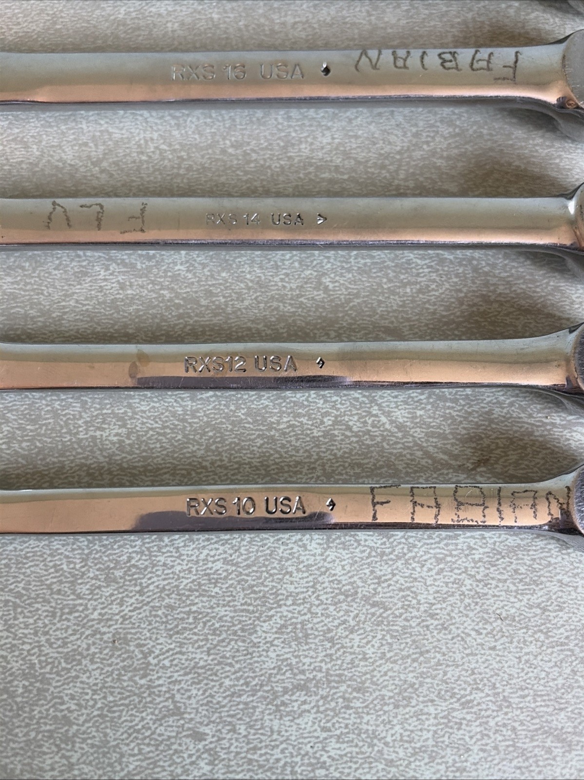 Snap On Tools Line Wrench 7 Piece Set SAE 5/16-3/4