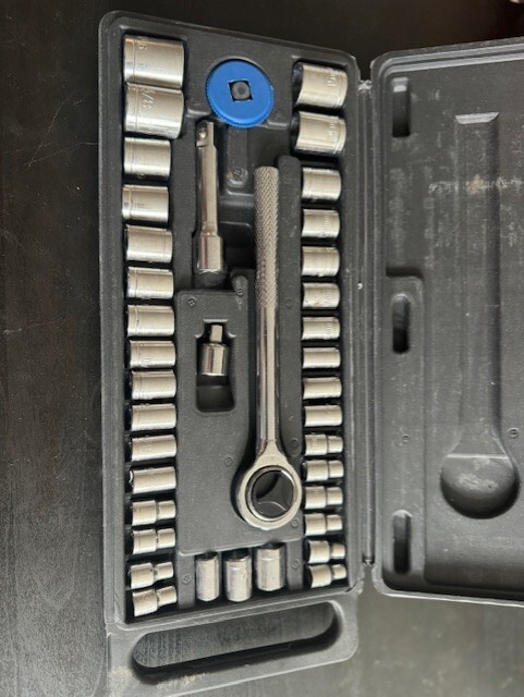 Amtech socket set. Metric and imperial sockets.
