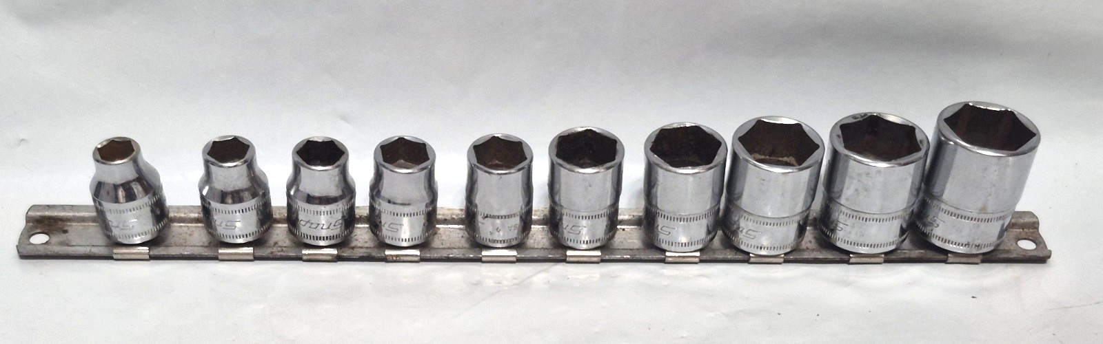 SNAP-ON 3/8″ DRIVE 10 PC. METRIC SHALLOW SOCKET SET 6 POINT