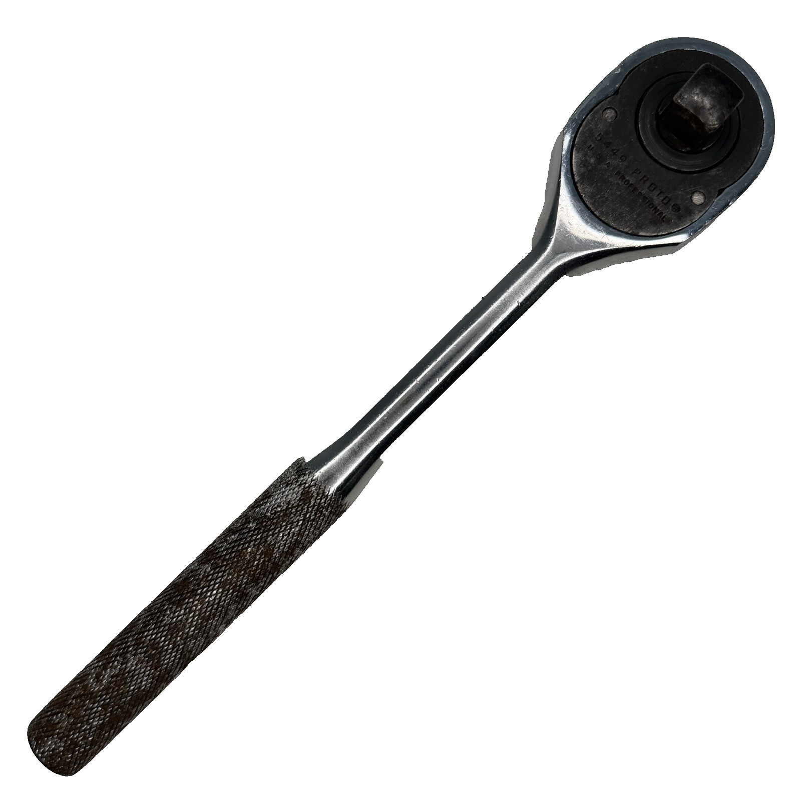 Proto Professional 5449 1/2″ Drive Ratchet Knurled Handle – Made in USA – Rust