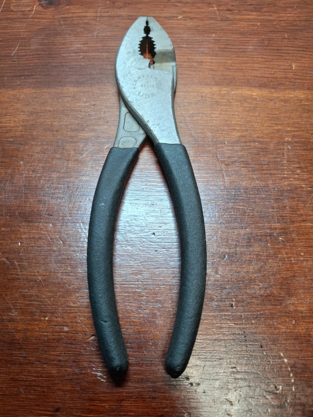 Craftsman 9-45378 6.75” Slip Joint Pliers USA Made Vintage