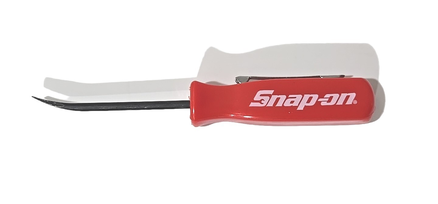 1X Red Snap on tools Promo PRY BAR screwdrivers per order pocket Clip NEW + GIFT