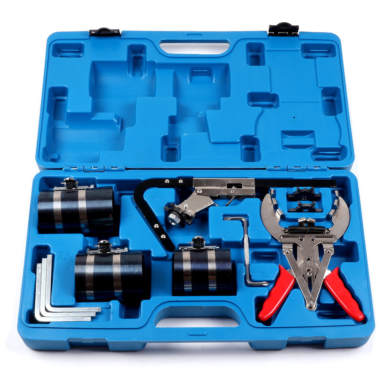 9PC Piston Ring Service Tool Set Auto Engine Cleaning Ring Expander Compressor