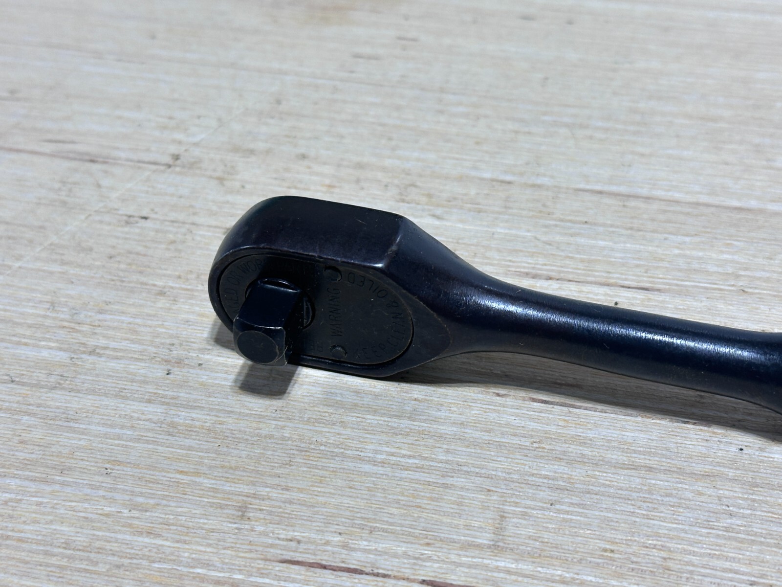 NOS Armstrong Tools USA 19-972 RARE Black Industrial Finish 3/8″ Drive Ratchet