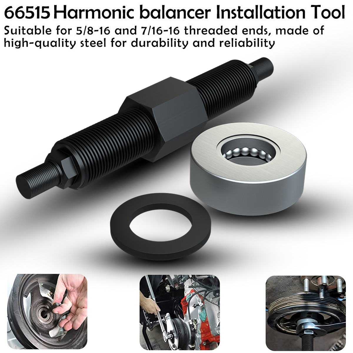 Proform Harmonic Balancer Tool 66515; Installation Tool for Chevy SBC , BBC