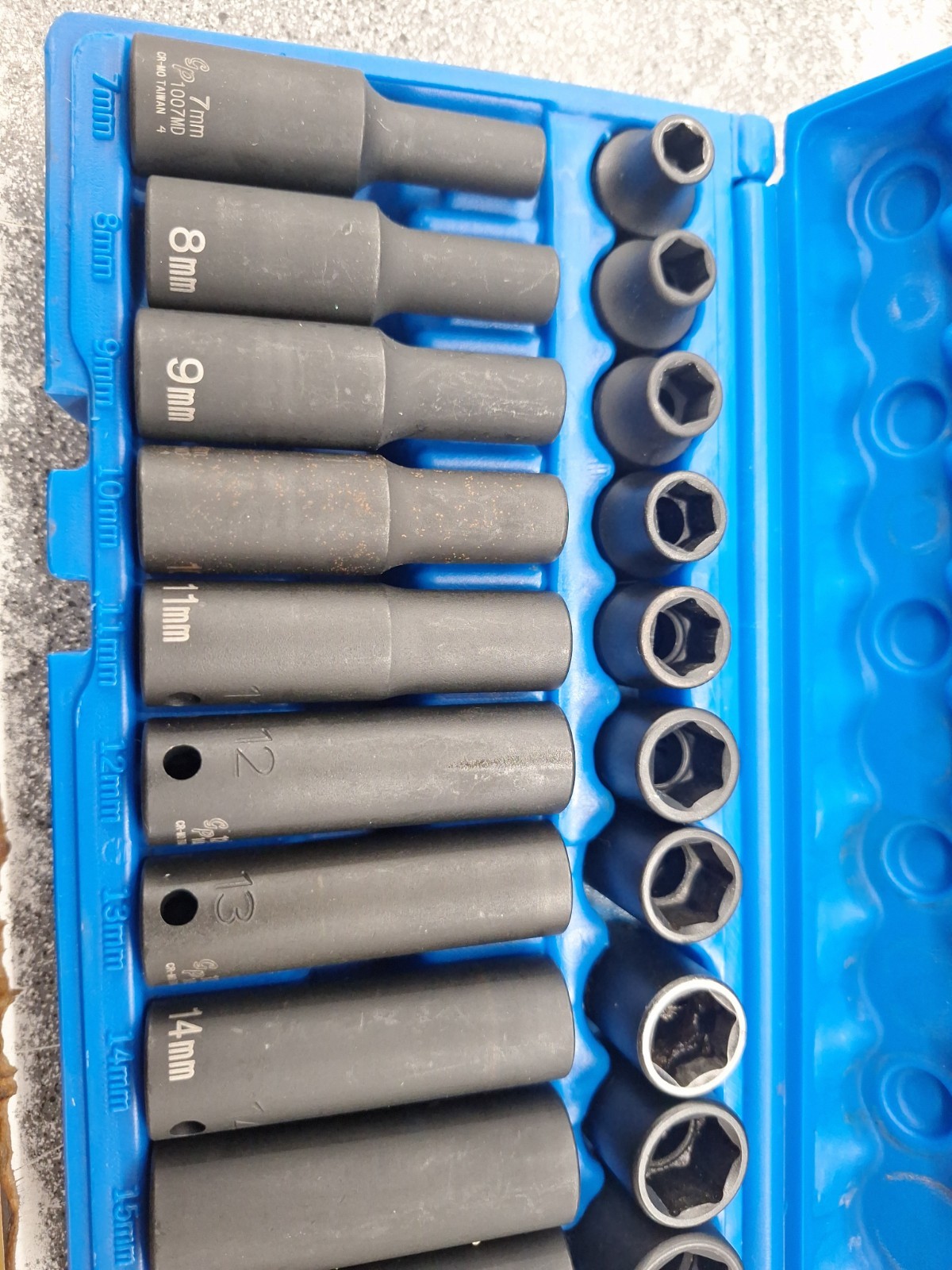 Grey Pneumatic 1226M 3/8″ Dr 26 Pc Metric Standard Deep Master Impact Socket Set
