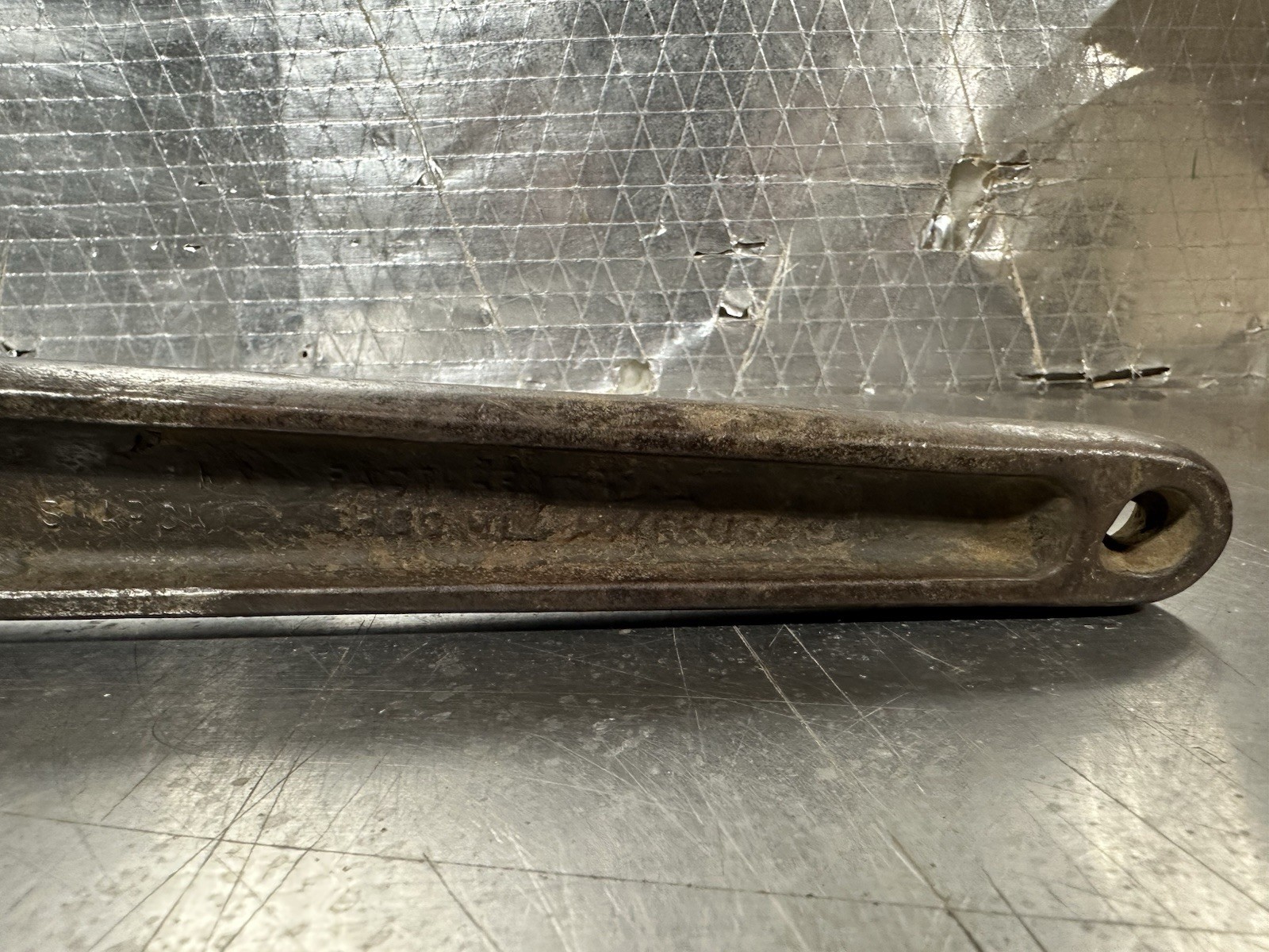Rare 1920s Snap-On Tools Pre-Patent First Casting 5/8” Drive Push Thru Ratchet