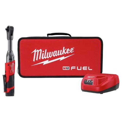 Milwaukee 2560-21 M12 Fuel Extended Reach Ratchet Kit, 3/8 inch, 12V
