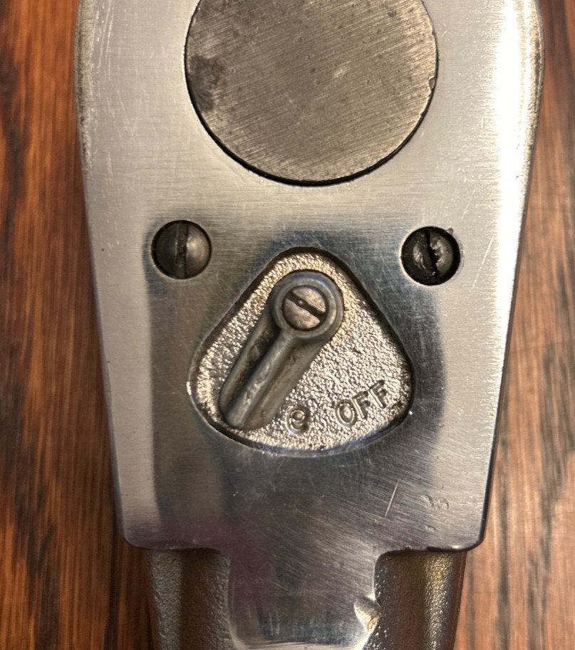 Vintage 3/4″ Ratchet Head No Handle. Unidentified Brand has Date Code See Photos