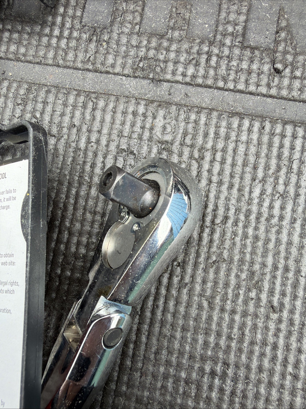 Sears Craftsman Nos 3/8” Drive Stubby Flex Head Ratchet 44834 Full Polish Import