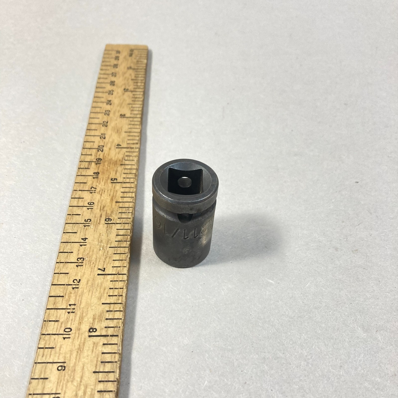 Proto 11/16″ Impact Socket 1/2″ Drive SAE 6 Point #7422HT USA