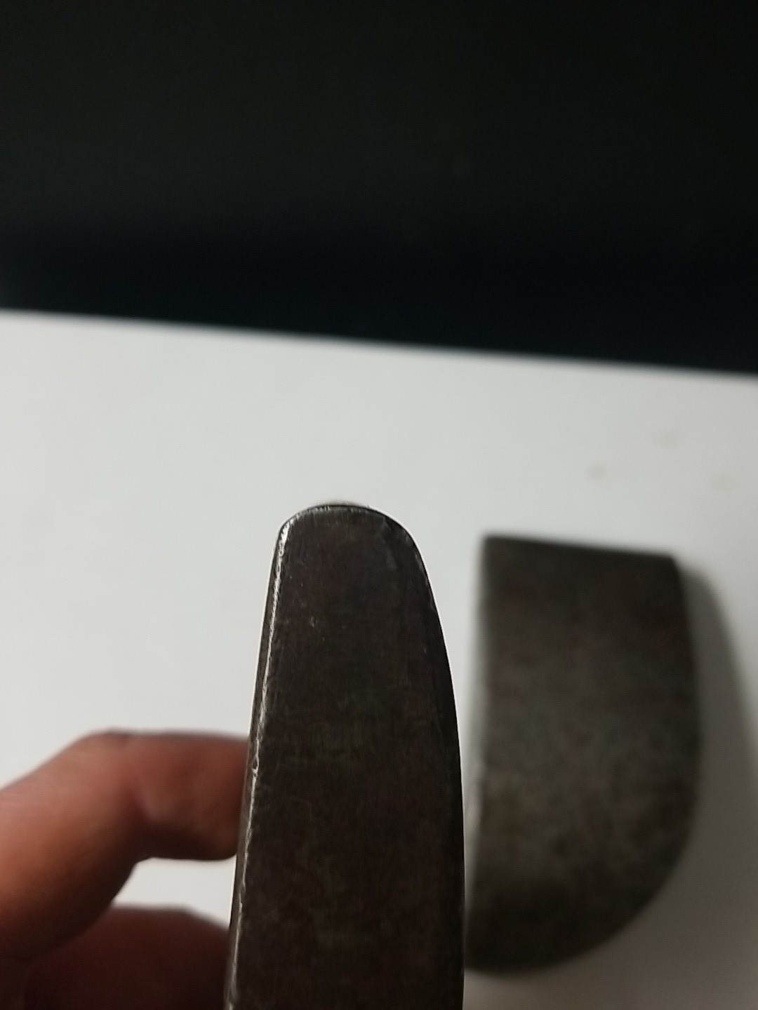 2 Vtg Auto Body Anvil Dollies Repair Tools 4 Lbs 7 Oz Total