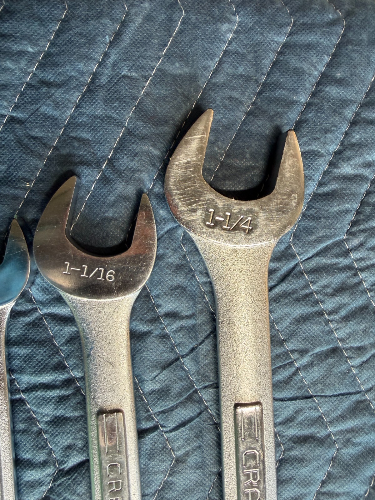 6 – Vintage Craftsman -V- And VV Double Open End Wrenches SAE See pictures