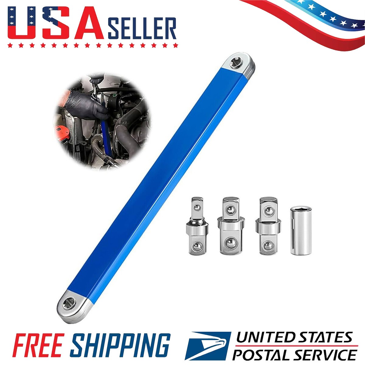extension wrench set extender adapter new offset extension wrench
