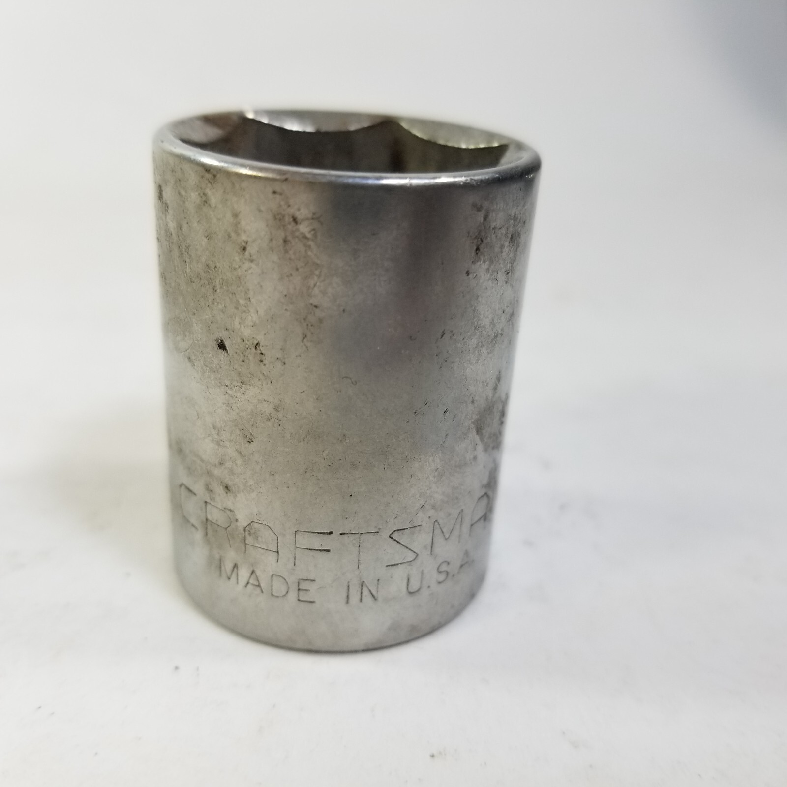 Craftsman Vintage 7/8″ 6 Point 1/2″ Drive Shallow Socket 44064 G Made in USA