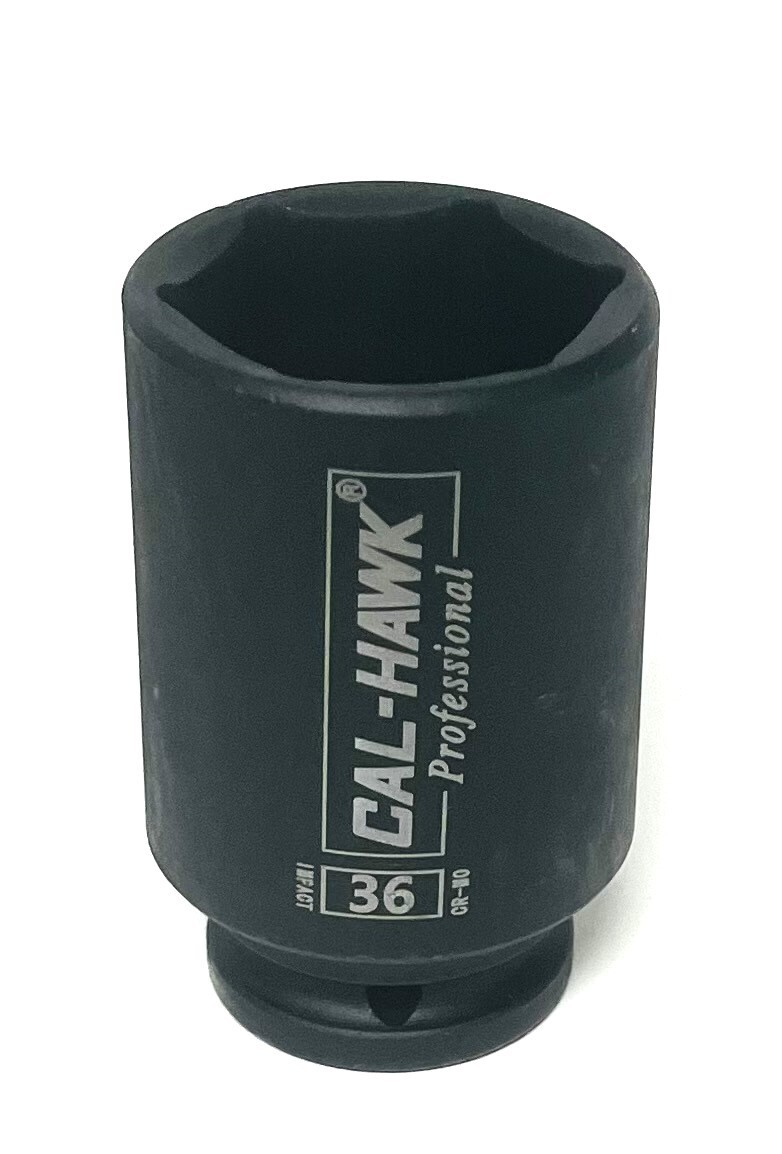 36MM x 1/2″ Dr Deep Impact Socket 6-Point, Made of CR-MO and Taiwan, BSSM436