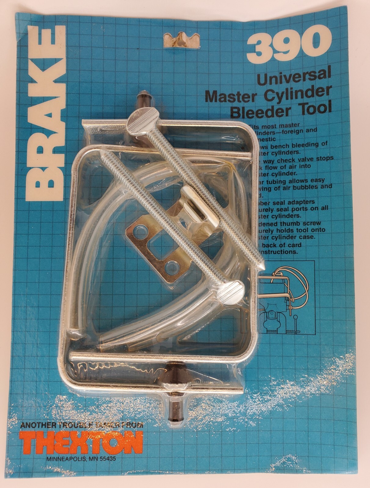 Thexton Universal Master Cylinder Bleeder Tool # 390