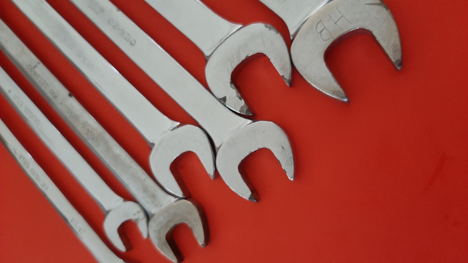 Vintage Snap-on Tools USA 7pc SAE Combination Wrench Set 3/8″ – 3/4″ OEX 601
