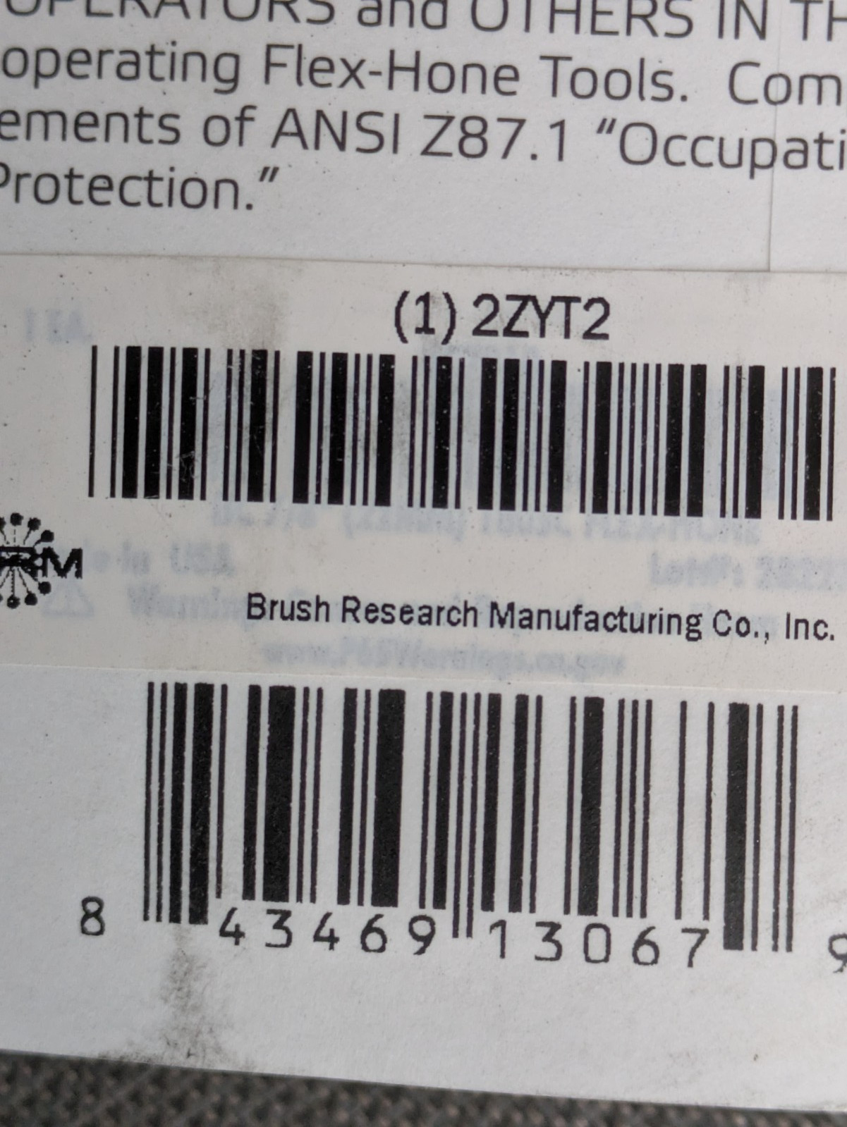Brush Research BC7818 FLEX-HONE 7/8″ (22mm) Cylinder Hone w/ 180 Grit