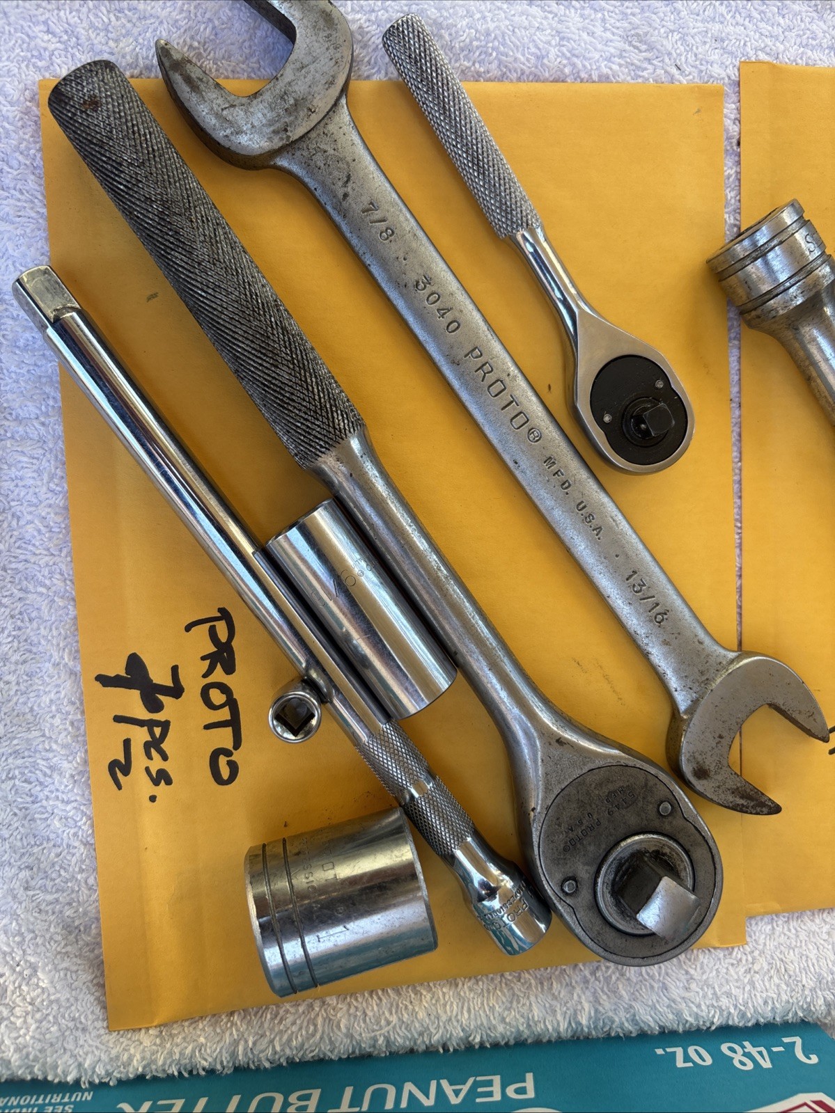Lot Of Tools Sockets And Wrenches Mostly SAE Craftsman Snapon Proto China