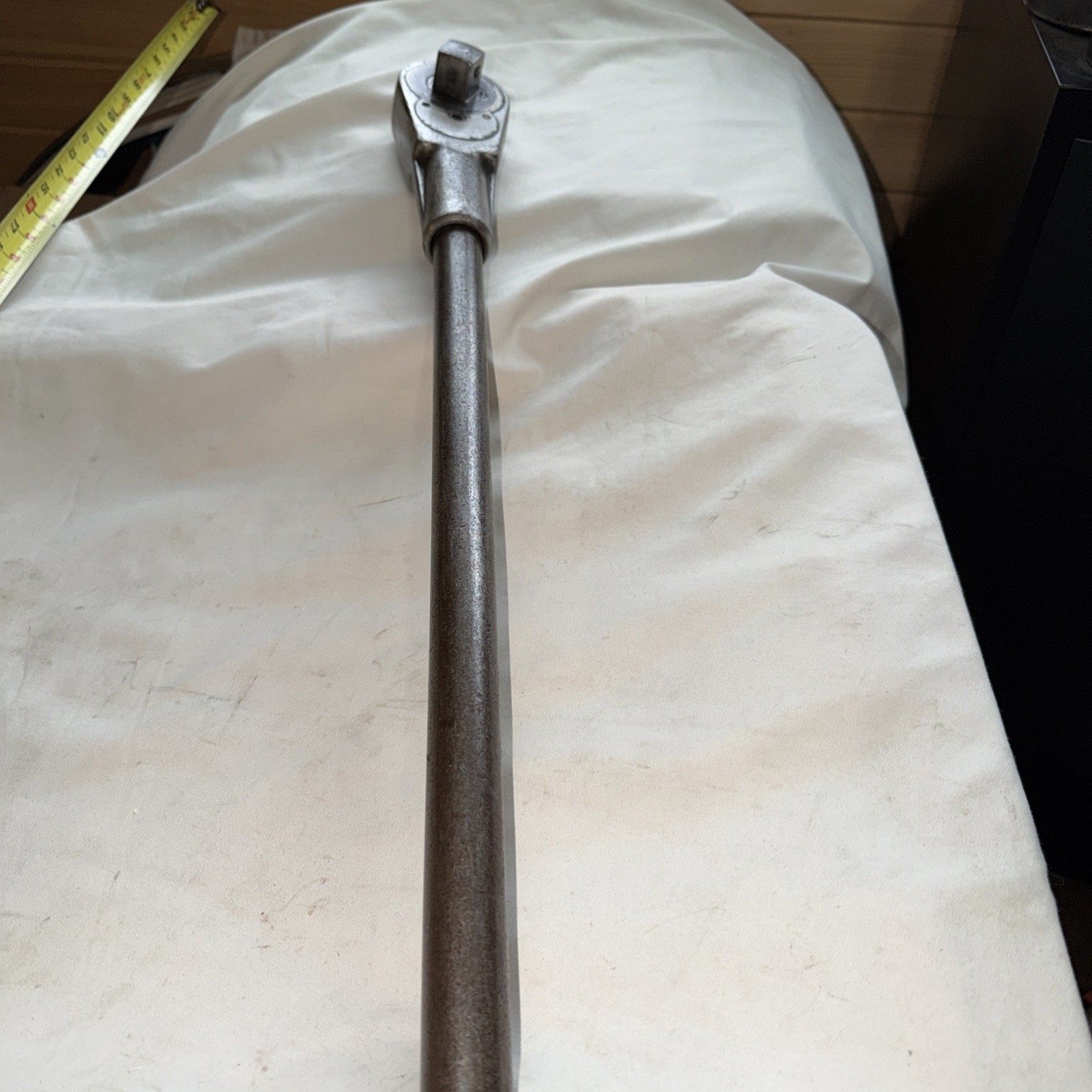 Vintage 1854543 Snap On L-73 1″ Drive Ratchet 30” Handle For Repair Mechanics