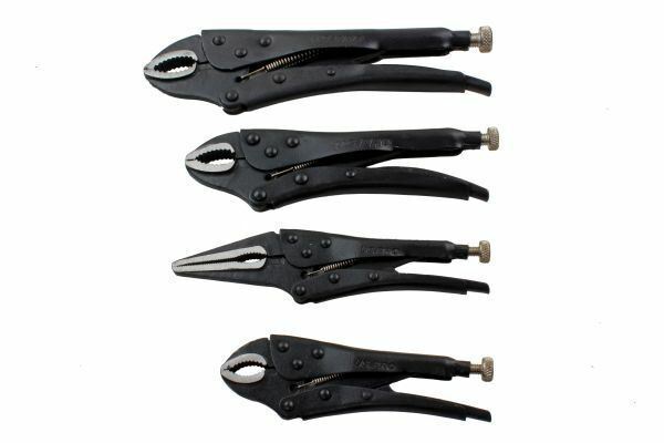 US PRO 4pc Locking Pliers Set 5″ 6.5″ 7″ 10″ Mole Vice Clamp 1676