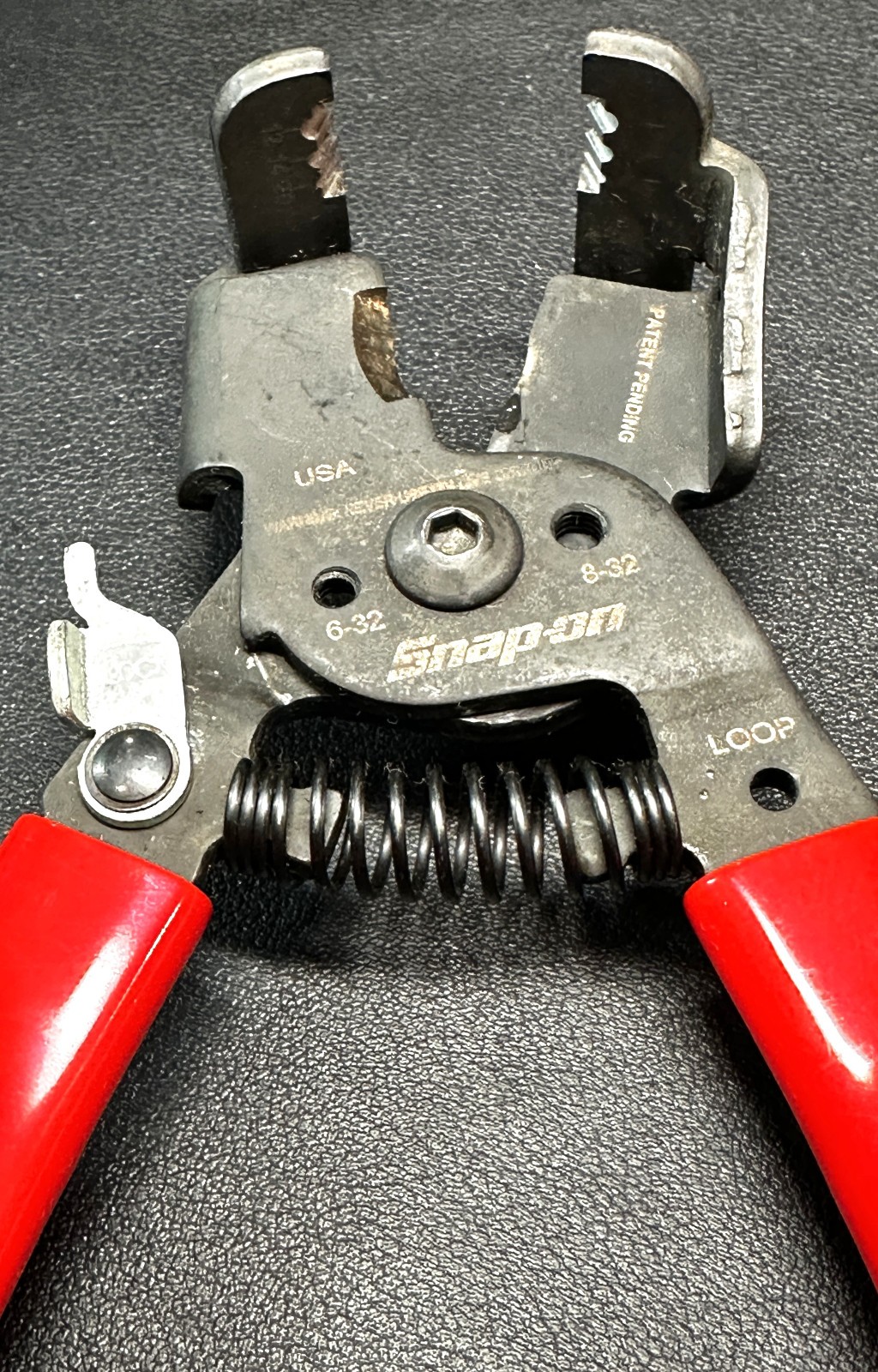 SNAP ON PWCH7 7″ In-line Wire Stripper/Cutter (Red) USA