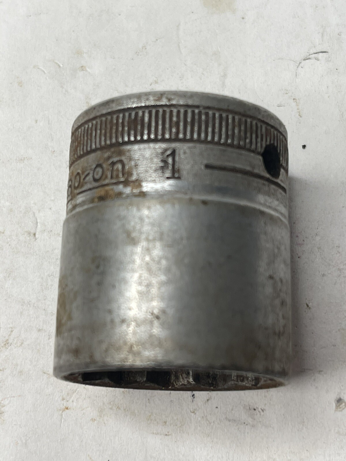 Vintage Snap-on Tools USA 1/2″ Drive 12pt 1″ Socket SW-320 1/2. (HT3)
