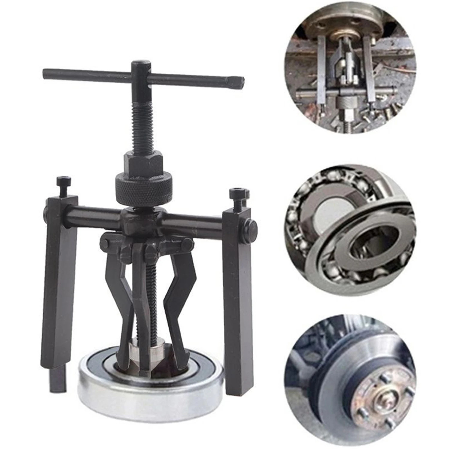 Auto Removal Tool Wheel Inner Bearing Puller Three-Claw Bearing Puller Tool