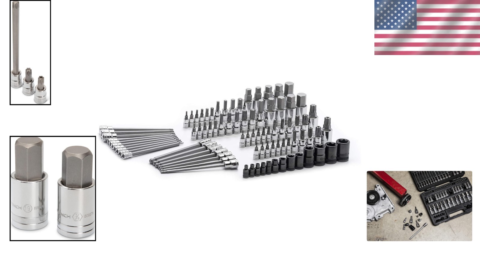 GearWrench 84 Pc. Hex & Torx Bit Socket Set