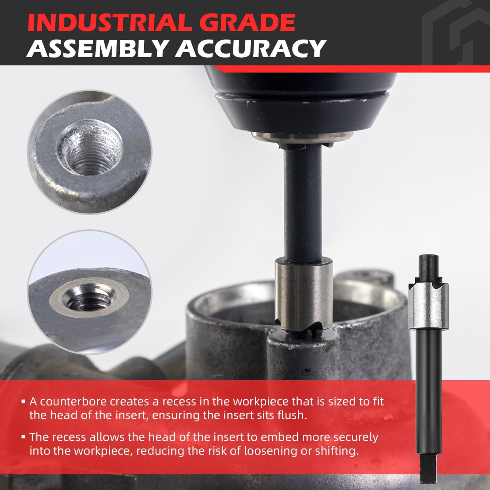 M5X0.8 Metric Thread Repair Kit Stainless Steel Insert Repair Set Auto Parts