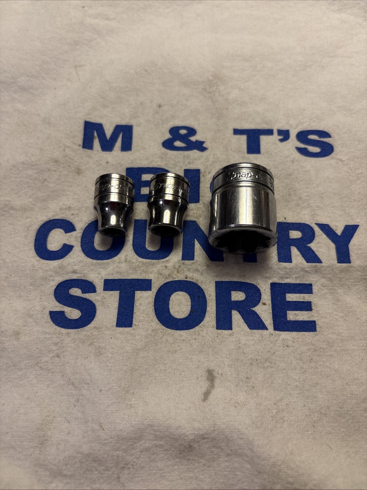 Snap-on USA 3/8″ Drive Double Square Sockets 1/4″, 5/16″, 5/8″ F308, F310, F320