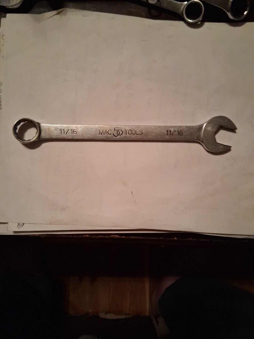 Mac 11/16 Combination Wrench 50 Year Anniversary part # CL 222 – M1