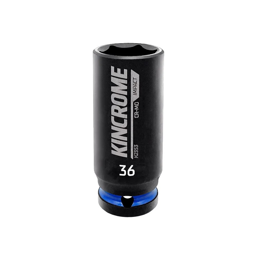 KINCROME 1/2″ Drive Metric 6 Points Hex DEEP Impact Sockets Size 8mm – 36mm
