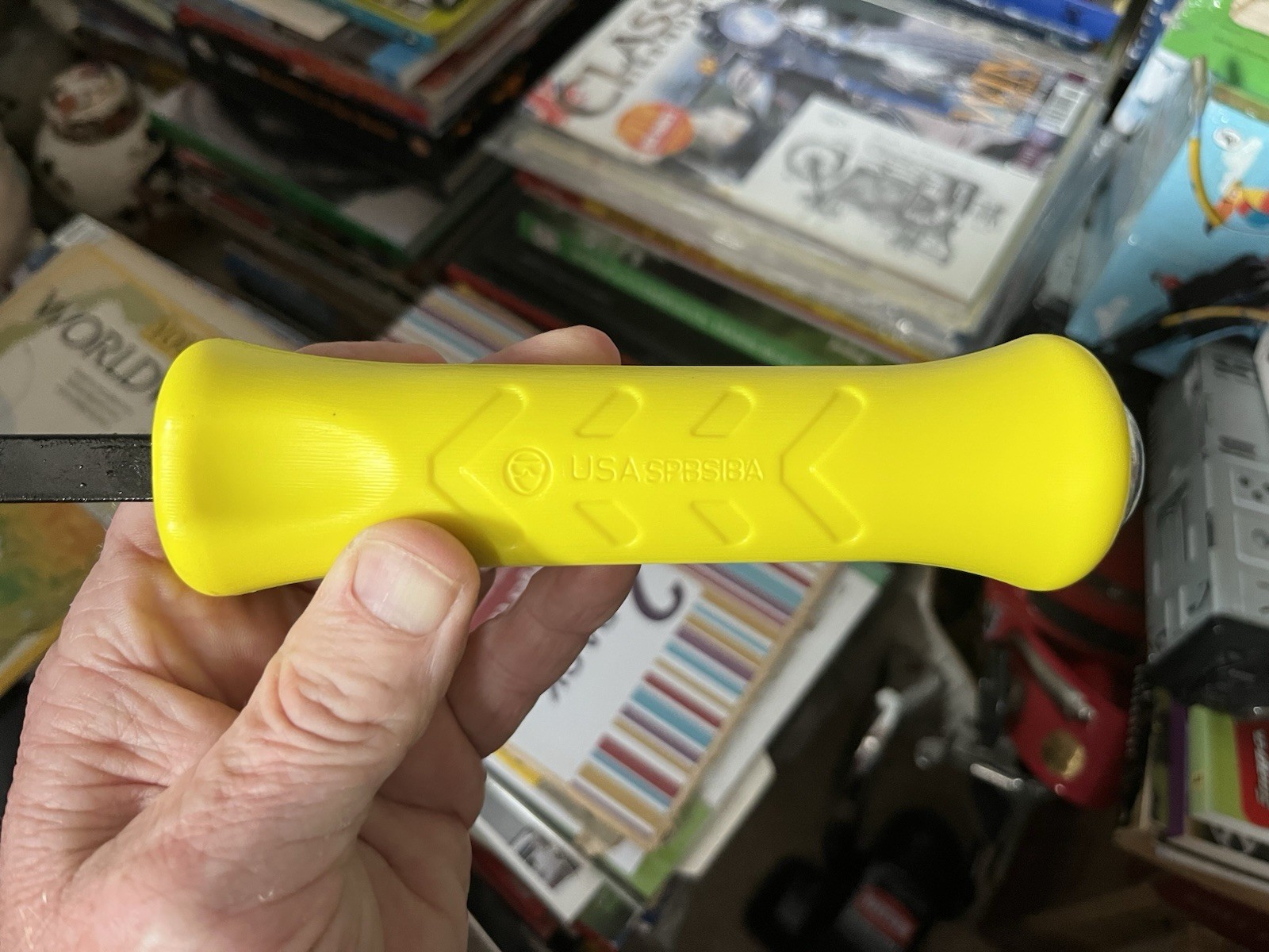 New Snap On Striking Pry Bar Heavy Duty 18” Bright Hi Vis Yellow made in USA