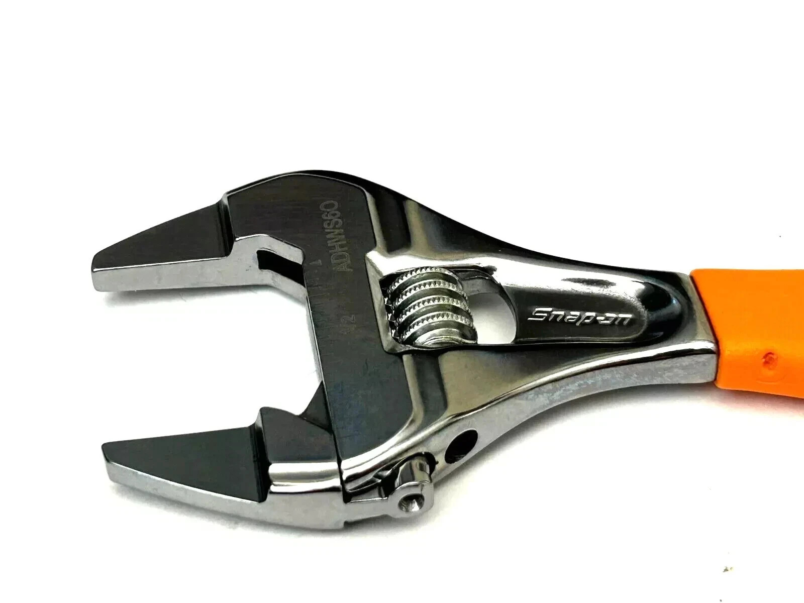 NEW Snap-On Tools Orange 6» SLIM ADJUSTABLE WRENCH Smooth Jaw ADHWS6O Free Ship