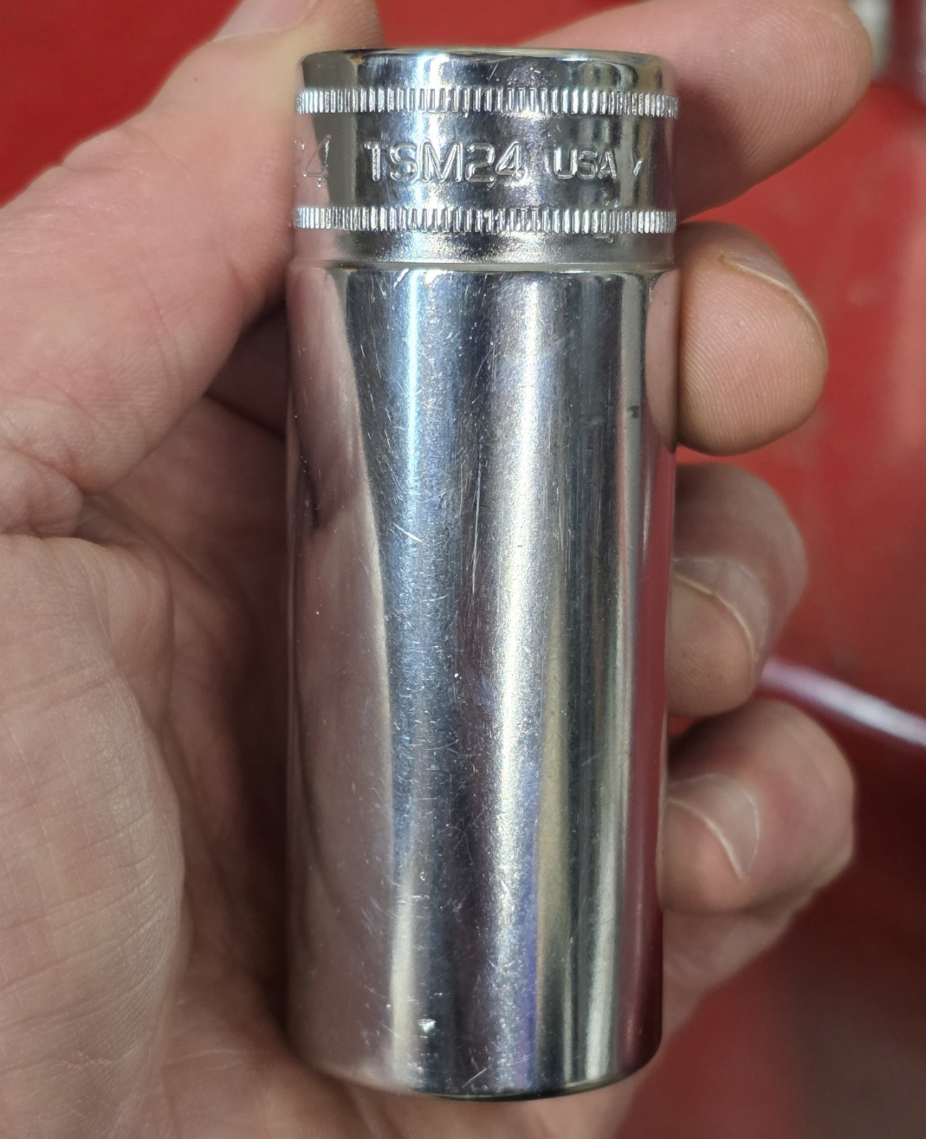Snap-on 1/2″ Drive 13pc Deep Chrome Socket Set 6pt 12mm – 24mm 313TSMYA