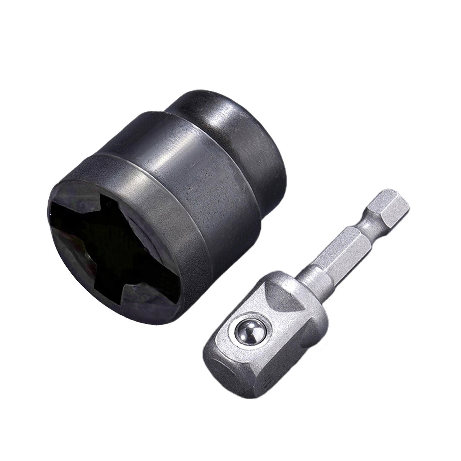 For Car Scissor Jack Power Drill Adapter, High Carbon Steel Socket Converter