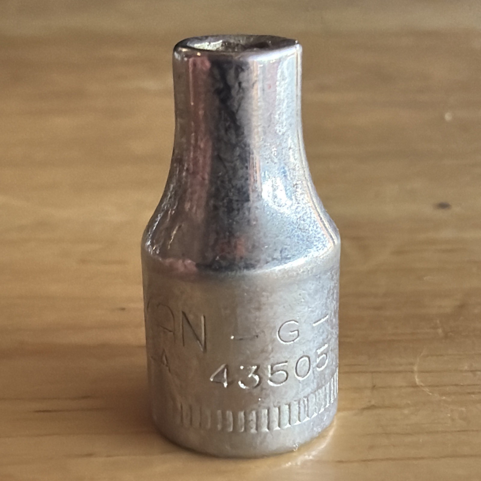 Craftsman 4mm Shallow Socket 1/4″ Drive 6 Point G Series 43505 Made in USA