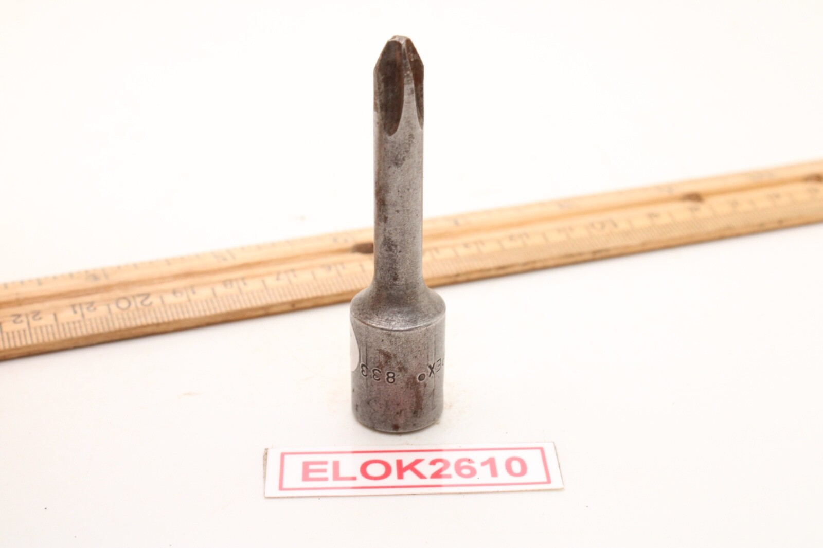 Apex Tools 833 #3 Phillips 3″ 3/8″ Drive Black Chrome Screwdriver Bit Socket