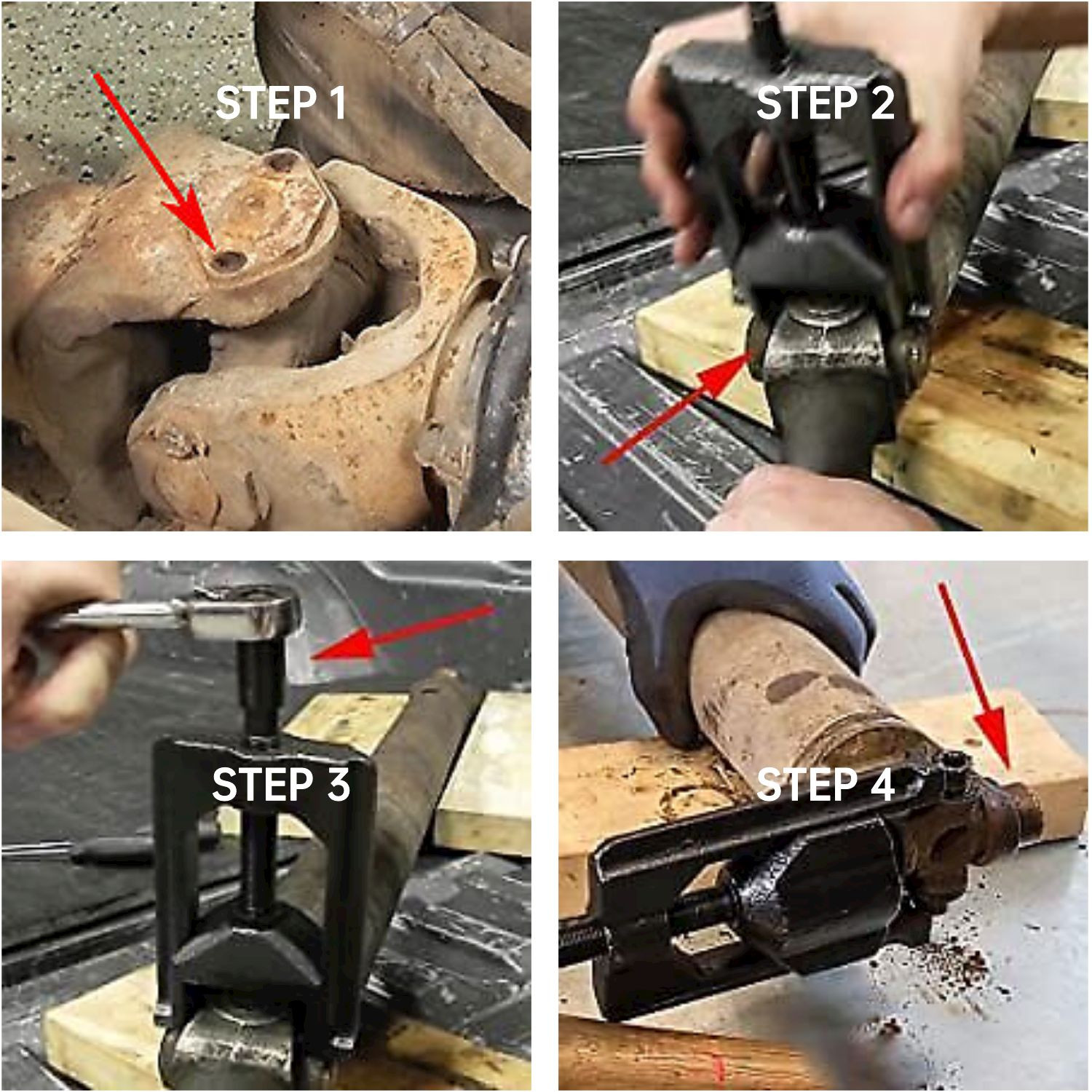 10105 U-Joint Puller Press Remover Tool for Light Duty Class 1-3 for Car Truck