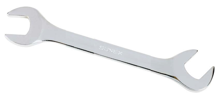 Sunex 991407A 3/4″ Angle Head Wrench Fully Polished Standard SAE Open End